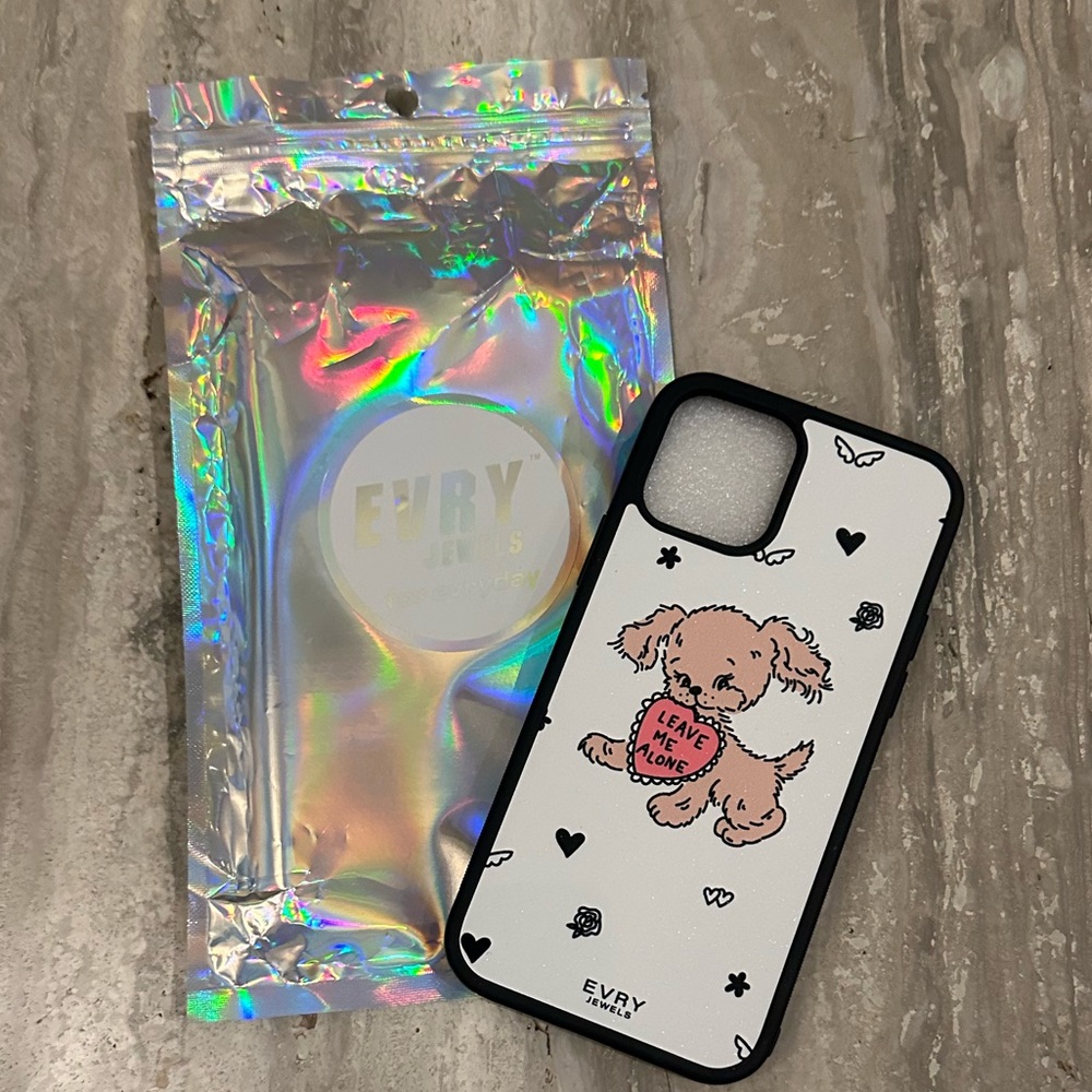 Evry Jewels iPhone 12 Pro “leave me alone” phone case